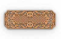 Slotted grating